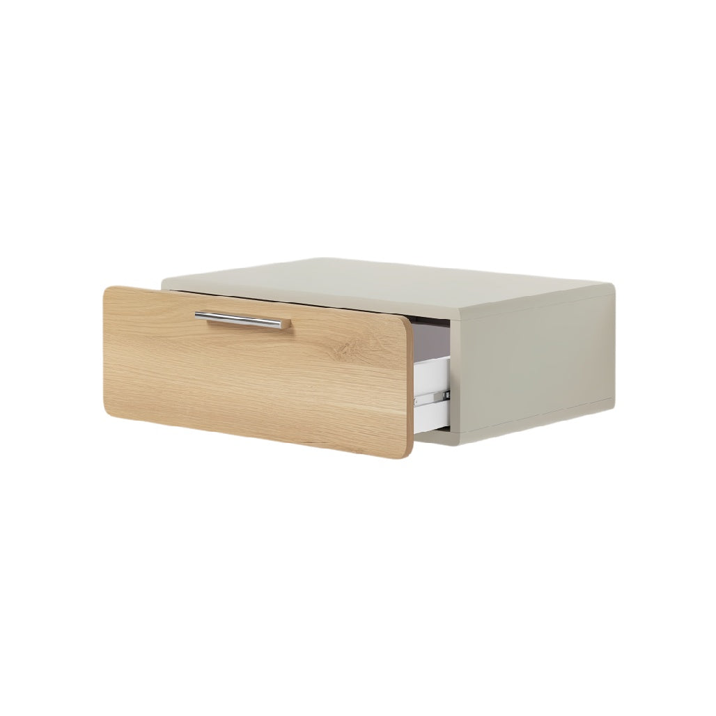 Modern Minimalist Drawer Unit with Wood Finish